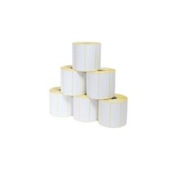 Etikettenrolle Thermodirekt, 101,6 x 152,4 mm, Kern 40, env. 320 Etiketten/Rolle, permanent, (VPE 8/Kt.)-EDP 101-152 K40 D110 320