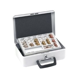 Money transport case - PERFECT EU 62, light grey with one-piece Coin-inset-BP4245-500.06