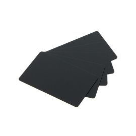 Plastic cards, black-Black PVC Card, 15 mil