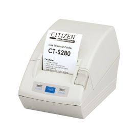 Citizen CT-S281L, RS232, 8 pts/mm (203 dpi), massicot, blanc-CTS281RSEWHPLM1