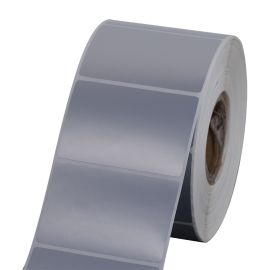 Étiquettes en polyester Silver pour ( GK420T, GX420T, ZT220T, B-ev4t, GC420T, TTP-247 )-BYPOS-7002