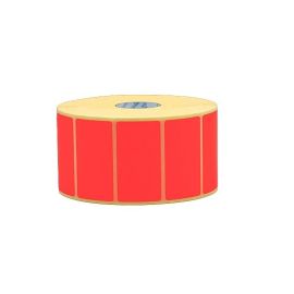 Zèbre bright Red labelpapier ( S4M, ZM400, Zm600, ZT400, ZT200 )-BYPOS-5893