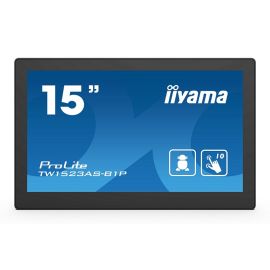 iiyama ProLite TW1523AS-B1P, 39,6 cm (15,6''), capacitif projeté, Android, noir-TW1523AS-B1P