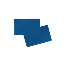 Carte PVC double face bleu foncé 86 x 54 x 0,76 mm (500 pièces)-403024