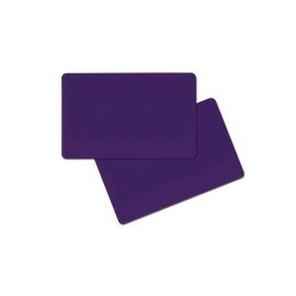 carte PVC double face violet mat 86 x 54 x 0,76 mm mat (500 pièces)-403031M