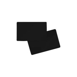 Carte PVC des deux côtés noire 86 x 54 x 0,76 mm (500 pièces)