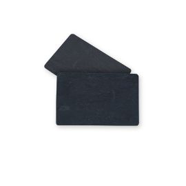Carte PVC double face ardoise look mat 86 x 54 x 0,76 mm (500 pièces)