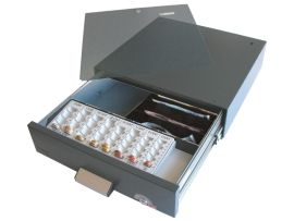 Mogler SU41, manual cash drawer, Black-SU4140STINBE007
