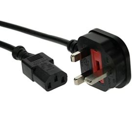 Power cord, C13, UK-16652E