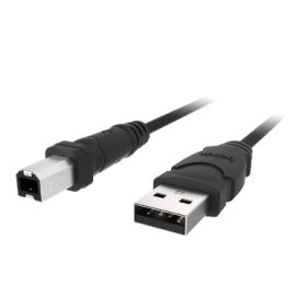 USB cable (A/B), 5m, black-USB5BF